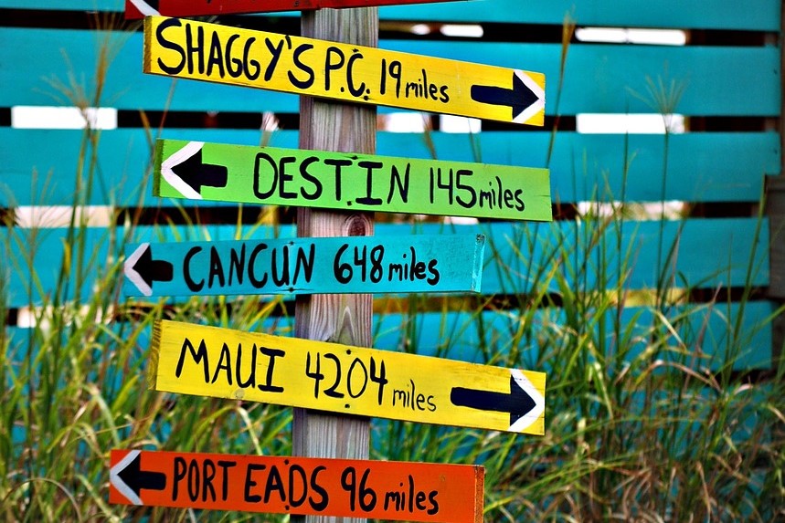 Travel signs